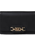 MICHAEL KORS BANDOLERA HEATHER BLACK