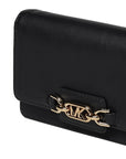 MICHAEL KORS BANDOLERA HEATHER BLACK