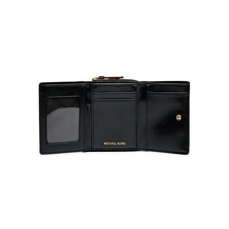 MICHAEL KORS BLACK LEATHER WALLET - TALLA ÚNICA