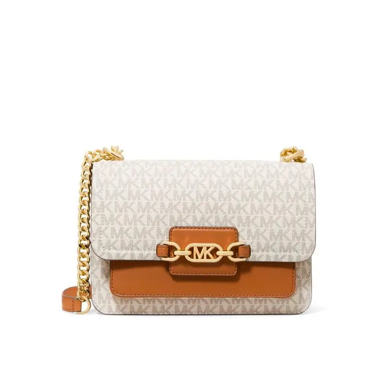 MICHAEL KORS BOLSO DE HOMBRO CANVAS MARFIL/MARRON - TALLA ÚNICA