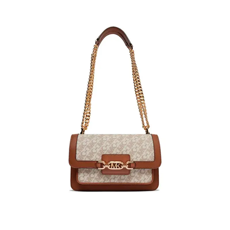 MICHAEL KORS BOLSO DE HOMBRO CANVAS MORENO - TALLA ÚNICA