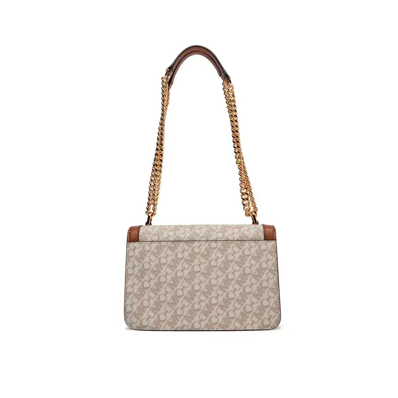 MICHAEL KORS BOLSO DE HOMBRO CANVAS MORENO - TALLA ÚNICA