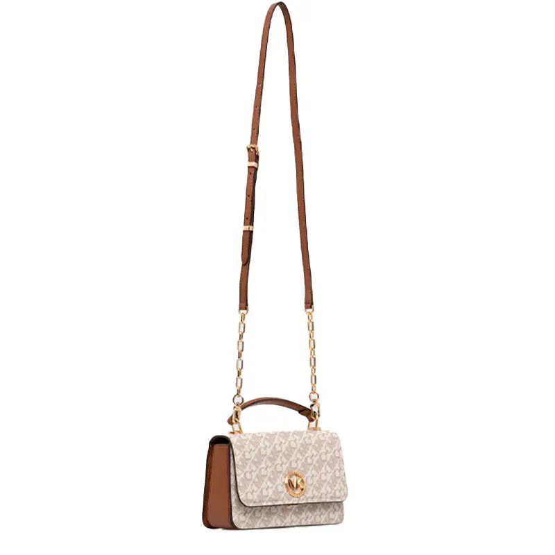 MICHAEL KORS BOLSO DE HOMBRO DELANCEY BEIGE - TALLA ÚNICA