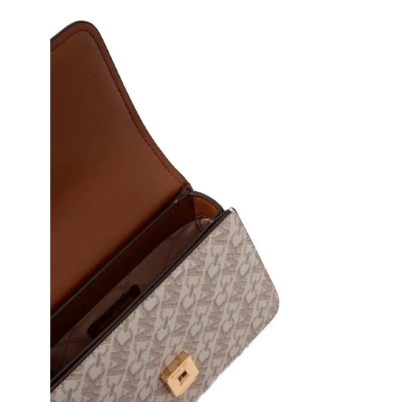 MICHAEL KORS BOLSO DE HOMBRO DELANCEY BEIGE - TALLA ÚNICA