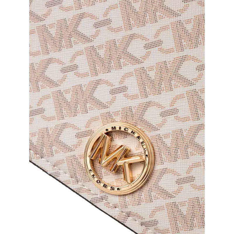 MICHAEL KORS BOLSO DE HOMBRO DELANCEY BEIGE - TALLA ÚNICA
