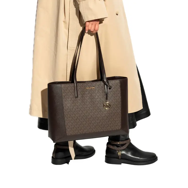 MICHAEL KORS BOLSO SHOPPER TARYN MARRON - TALLA ÚNICA
