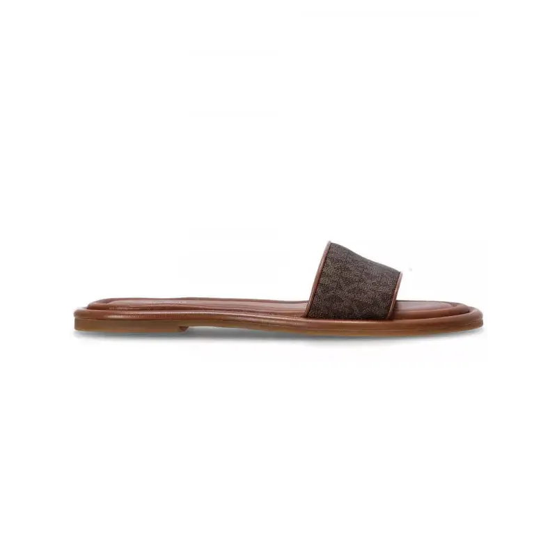 MICHAEL KORS DANA SLIDE BROWN