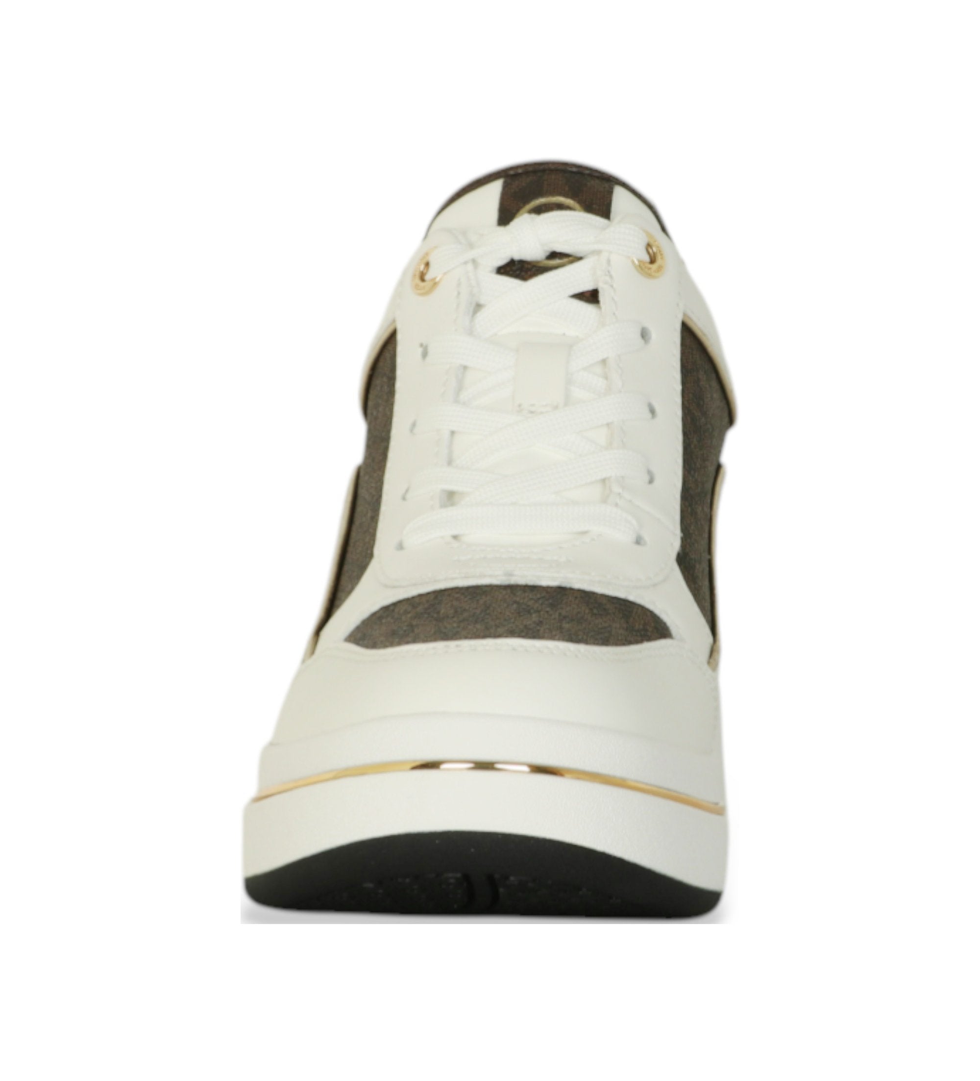 MICHAEL KORS EMMY WEBGE TRAINER LHEATHER BROWN