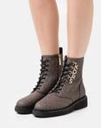 MICHAEL KORS HASKELL BOOTIE BROWN