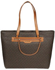 MICHAEL KORS LG TZ TOTE ELLIOT BROWN/ACORN