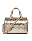 MICHAEL KORS MD DUFFLE SATCHEL GRAYSON PALE GOLD