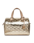 MICHAEL KORS MD DUFFLE SATCHEL GRAYSON PALE GOLD