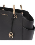 MICHAEL KORS MD TZ CHAIN TOTE JACQUELYN BLACK