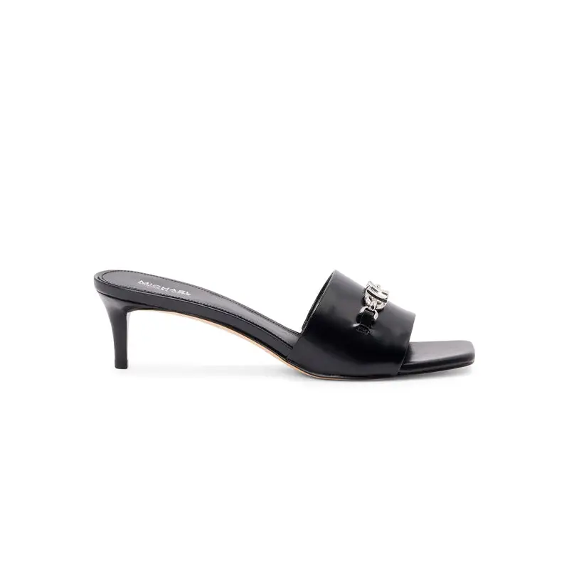 MICHAEL KORS MULES REBECA NEGRO
