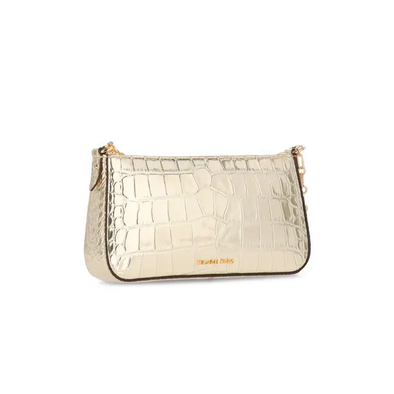 MICHAEL KORS POCHETTE MEDIANO DE PIEL ORO - TALLA ÚNICA