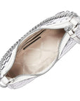 MICHAEL KORS POUCHETTE WHITE/SILVER