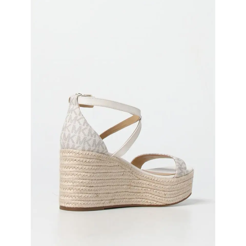 MICHAEL KORS SERENA WEDGE ESPADRILLE VANILLA