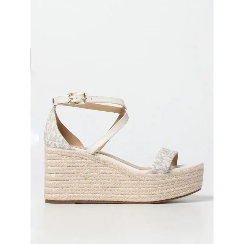 MICHAEL KORS SERENA WEDGE ESPADRILLE VANILLA