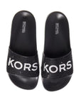 MICHAEL KORS SLIDE GLIMORE BLACK