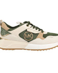 MICHAEL KORS SNEAKERS THEO TRAINER GREEN MULTI