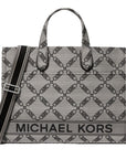 MICHAEL KORS TOTE GIGI NATURAL/BLACK