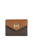 MICHAEL KORS WALLET GREENWICH BROWN/ACORN