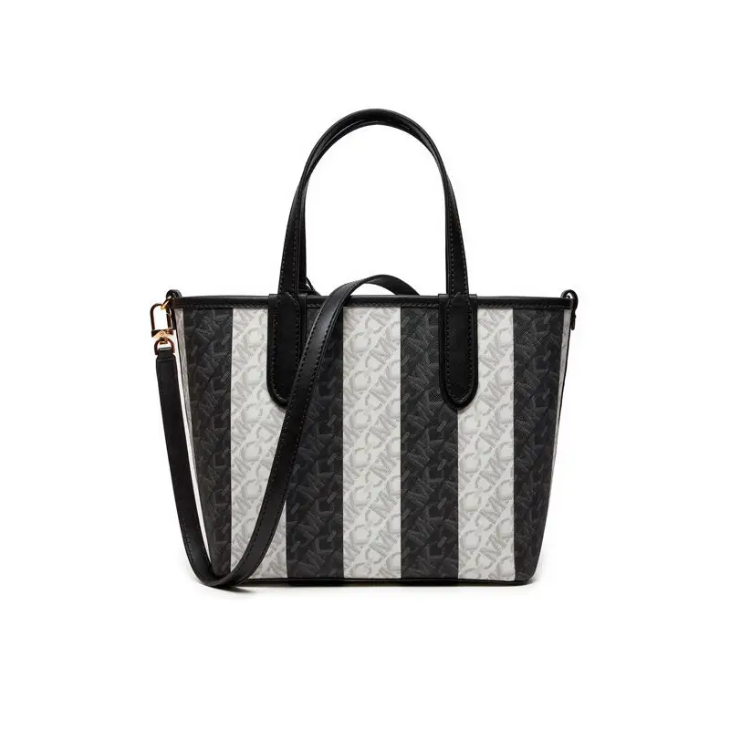 MICHAEL KORS XS EW REVERSIBLE TOTE BLACK/WHITE - TALLA ÚNICA