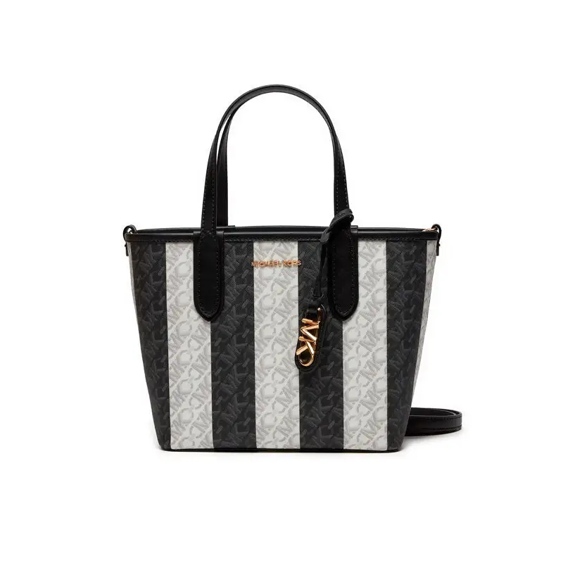 MICHAEL KORS XS EW REVERSIBLE TOTE BLACK/WHITE - TALLA ÚNICA