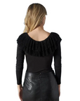 MINUETO BLACK VIOLET BODYSUIT
