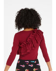 MINUETO TOP BURGUNDY LIZ