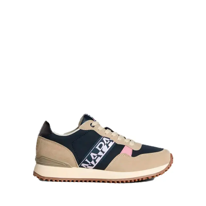 NAPAPIJRI ASTRA WOMAN RUNNING MINERAL NAVY/BEIGE