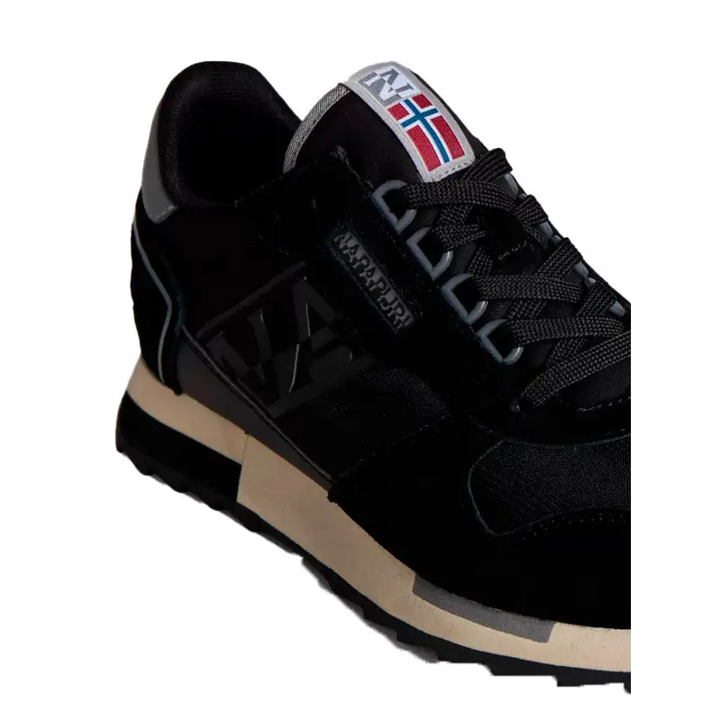 NAPAPIJRI F2 VIRTUS MAN SUEDE/NYLON RUNNING BLACK