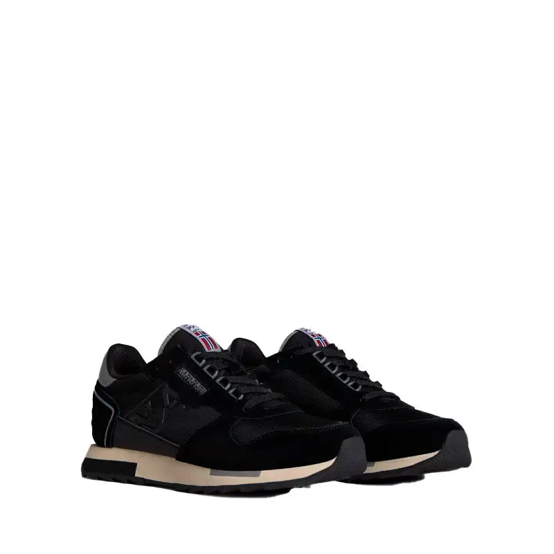 NAPAPIJRI F2 VIRTUS MAN SUEDE/NYLON RUNNING BLACK