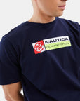 NAUTICA CAMISETA DOTO AZUL OSCURO