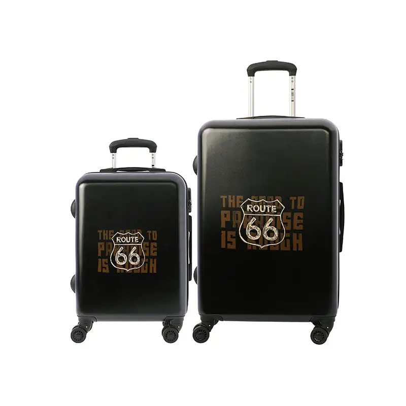 ROUTE 66 PACK DE MALETAS NEGRO - TALLA ÚNICA