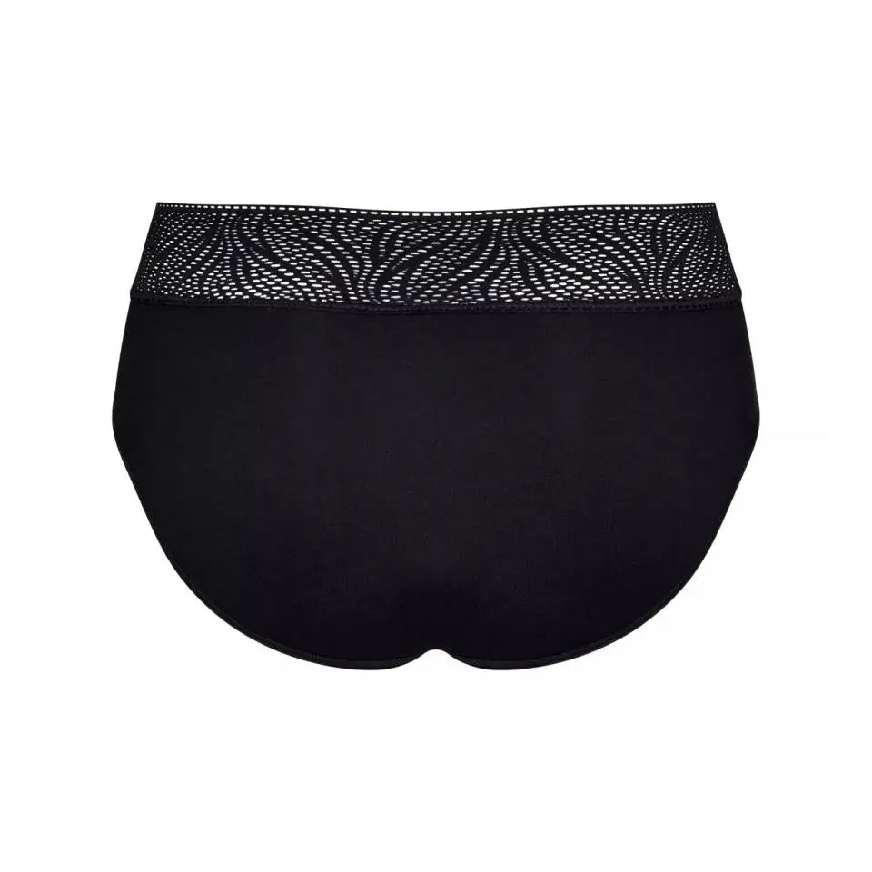 SLOGGI PERIOD PANTS HIPSTER MEDIUM BLACK
