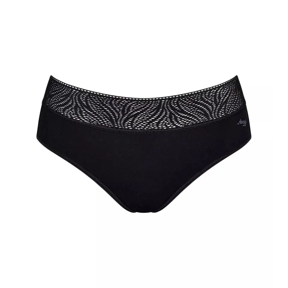 SLOGGI PERIOD PANTS HIPSTER MEDIUM BLACK