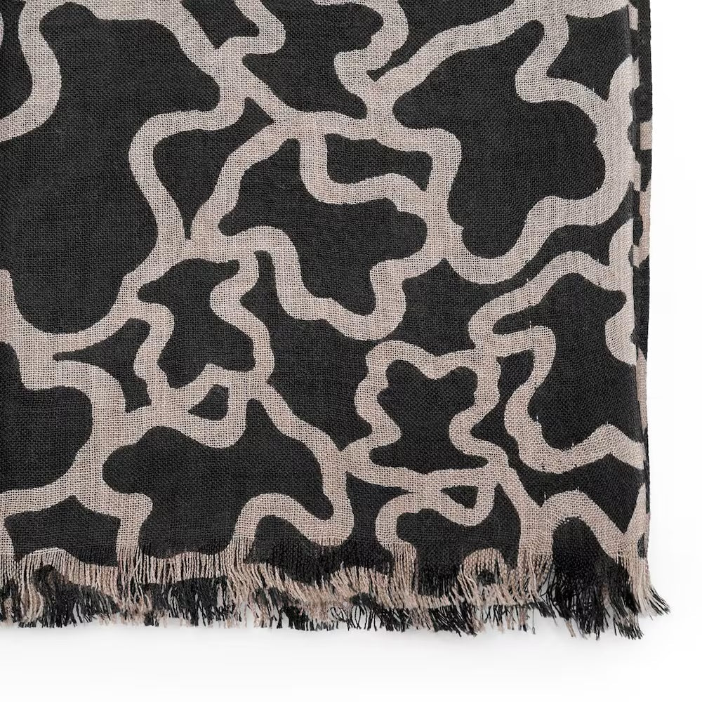 TOUS 180X70 KAOS NEGRO - FOULARD / NEGRO / 1 - ROPA