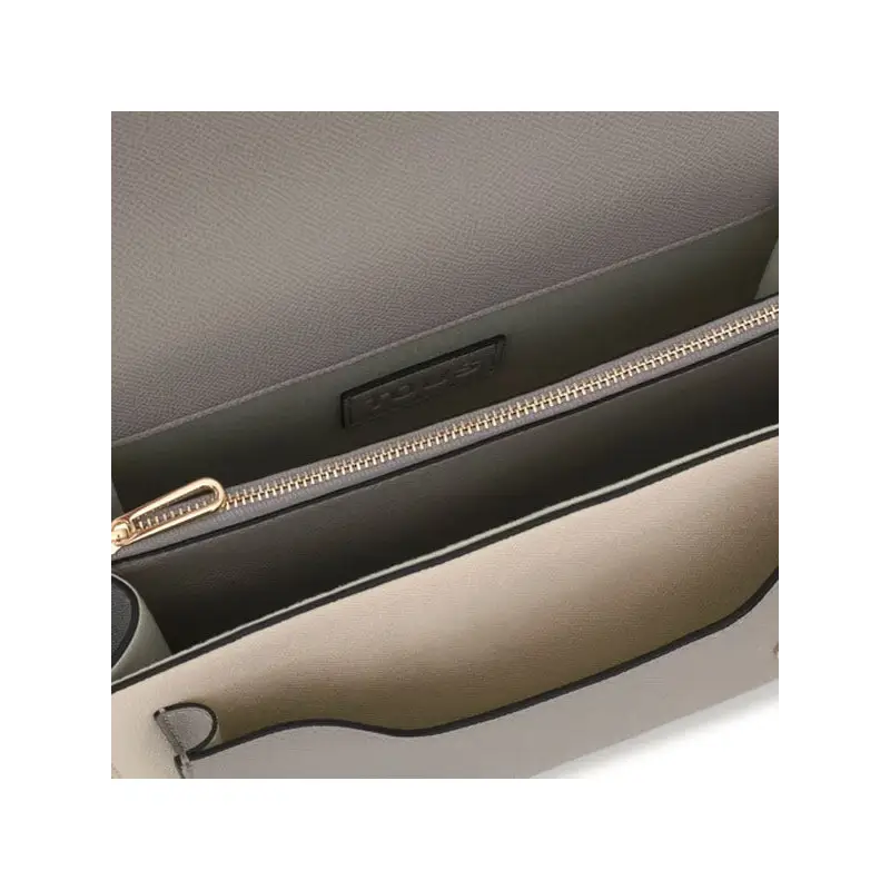 TOUS BANDOLERA M. AUDREE SAFFIANO BEIGE-GRIS - TALLA ÚNICA