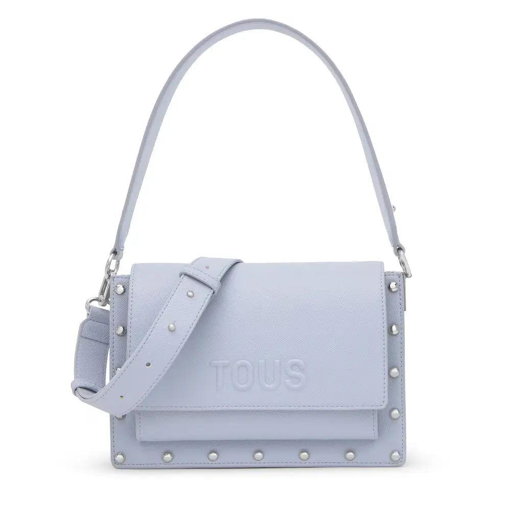 TOUS BANDOLERA M AUDREE STUDS AZUL GRISACEO