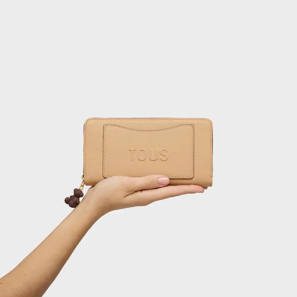 TOUS BILLETERA M. T BACK TO BASICS BEIGE MARR - BILLETERO / BEIGE / 1