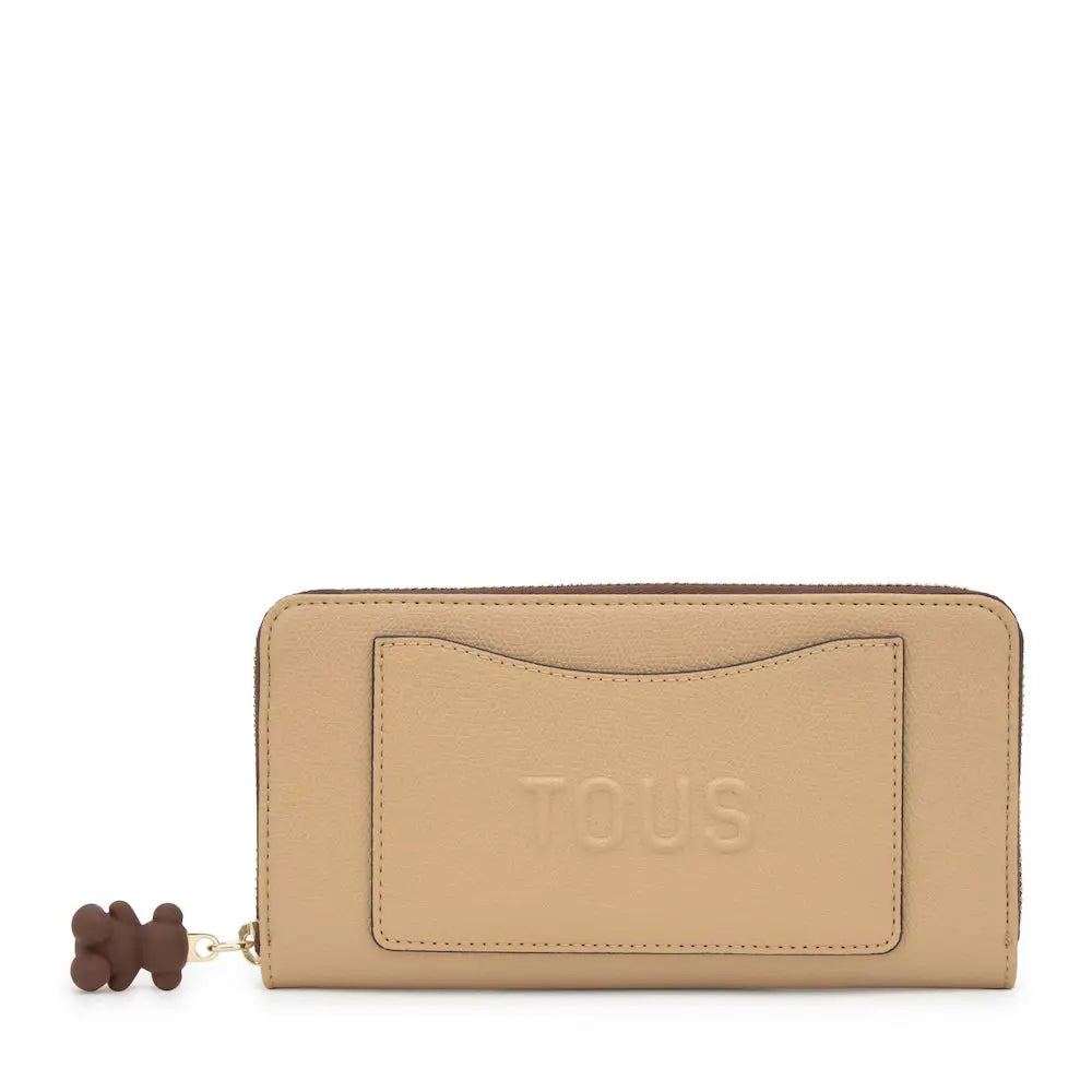 TOUS BILLETERA M T BACK TO BASICS BEIGE MARR