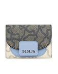 TOUS BILLETERA M AMAYA K ICON BEIGE-AZUL