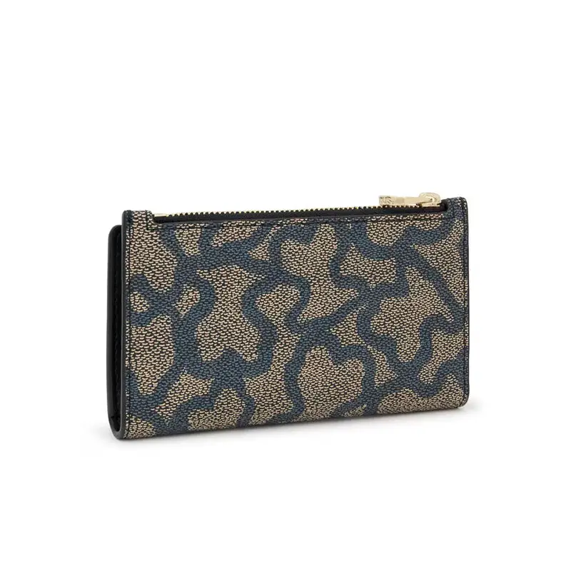 TOUS BILLETERA S. FLAT KAOS ICON NEGRO - TALLA ÚNICA