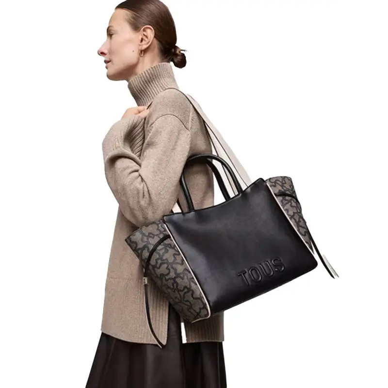 TOUS BOLSO CITY M. KAOS ICON NEGRO-MULTI - TALLA ÚNICA