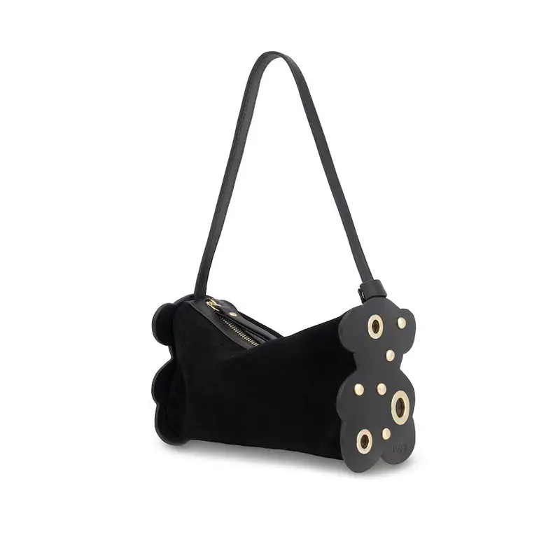 TOUS BOLSO DE HOMBRO S. T SALSI NEGRO-DORADO - 1 - textil