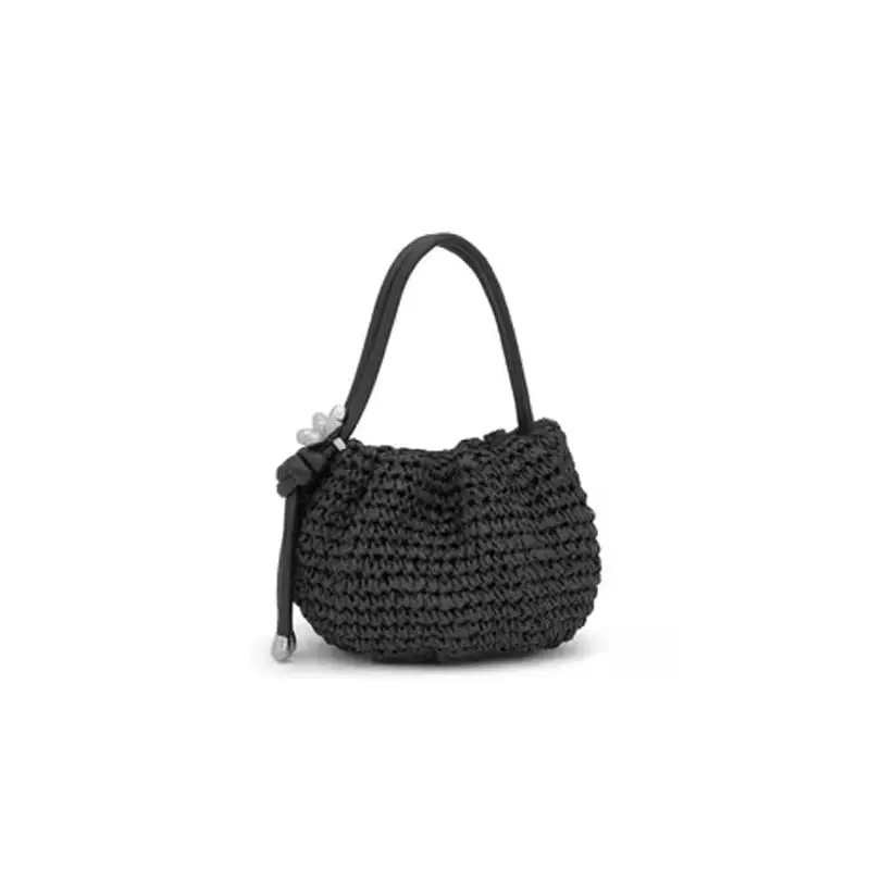 TOUS BOMBONERA TOUS DAISY RAFIA NEGRO - 1 - textil