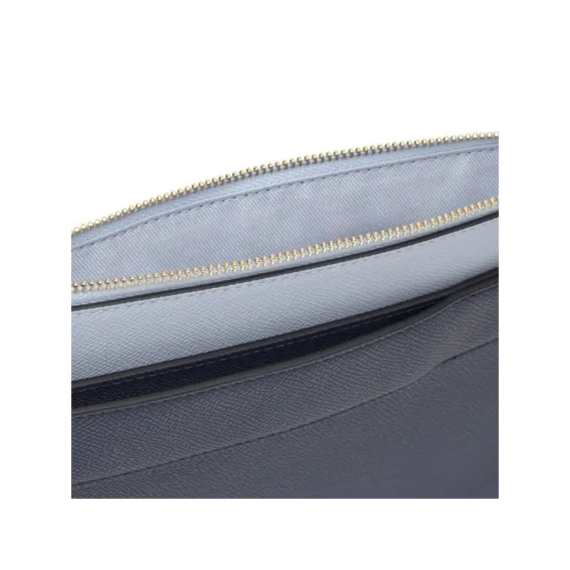 TOUS CLUTCH AUDREE SAFFIANO MARINO-AZUL GRIS - 1 - textil