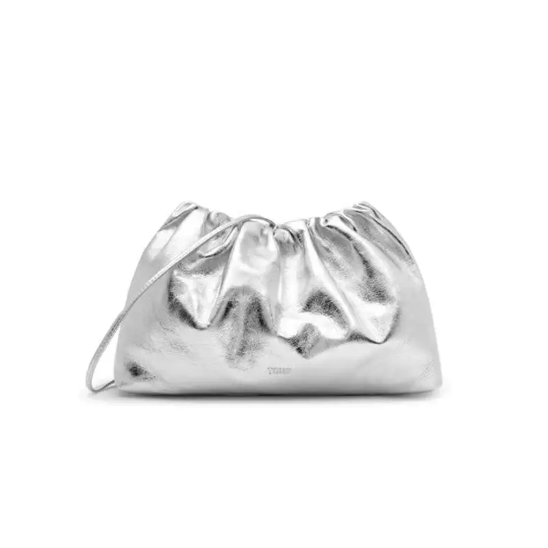 TOUS CLUTCH-BANDOLERA TOUS CLOUD PLATA - 1 - textil