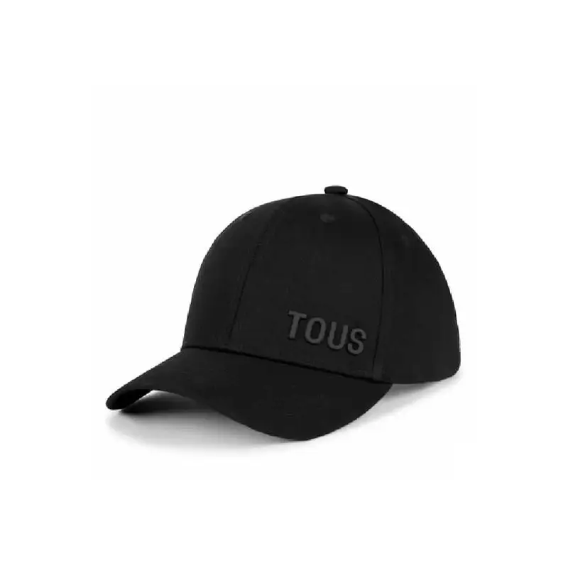 TOUS GORRA LOGO METAL NEGRO
